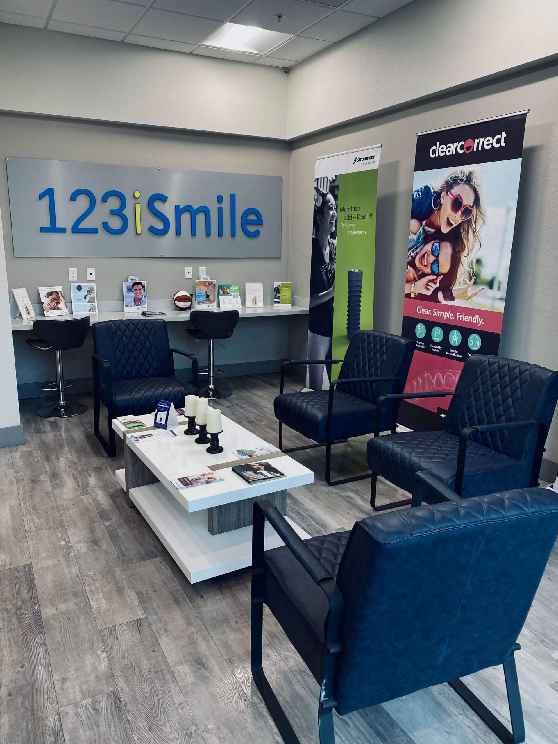 123 iSmile comfortable waiting area